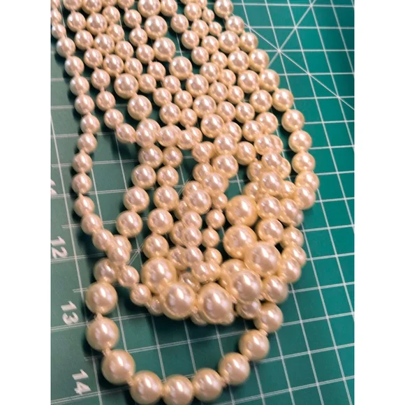 J.crew 5 strand faux pearls necklace like new - Picture 8 of 8